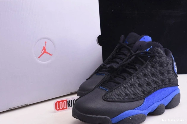 13 Hyper Black Royal Jordan Retro 414571- 714 Trendy 1219